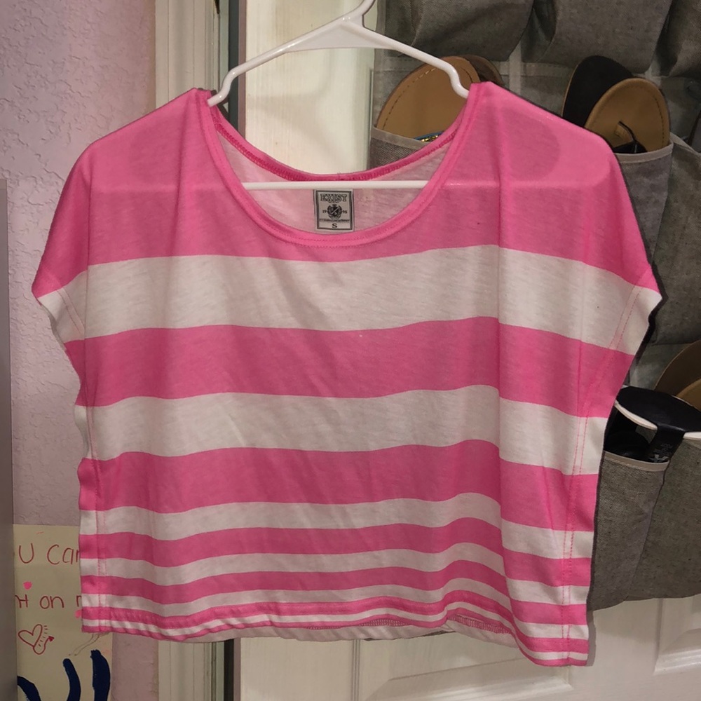 Striped crop top